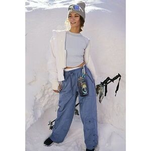 NWT Free People Stadium Pants Blue Dusk Sz Small